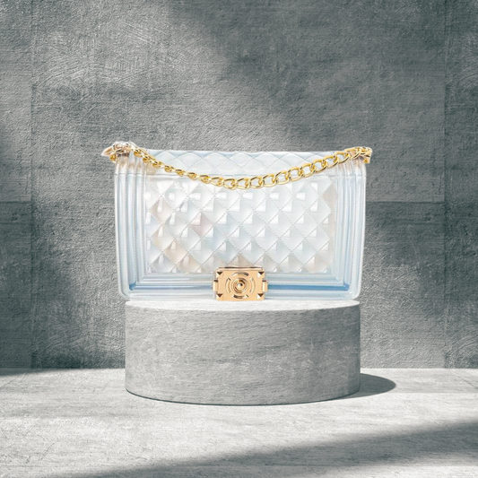 Clear / Black Jelly Bag