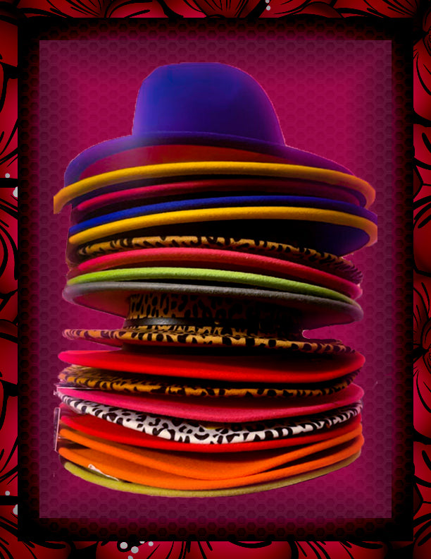 Two Tone Felt Fedora